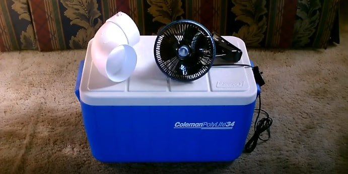 Cheap DIY Tent Air Conditioner Solar Powered