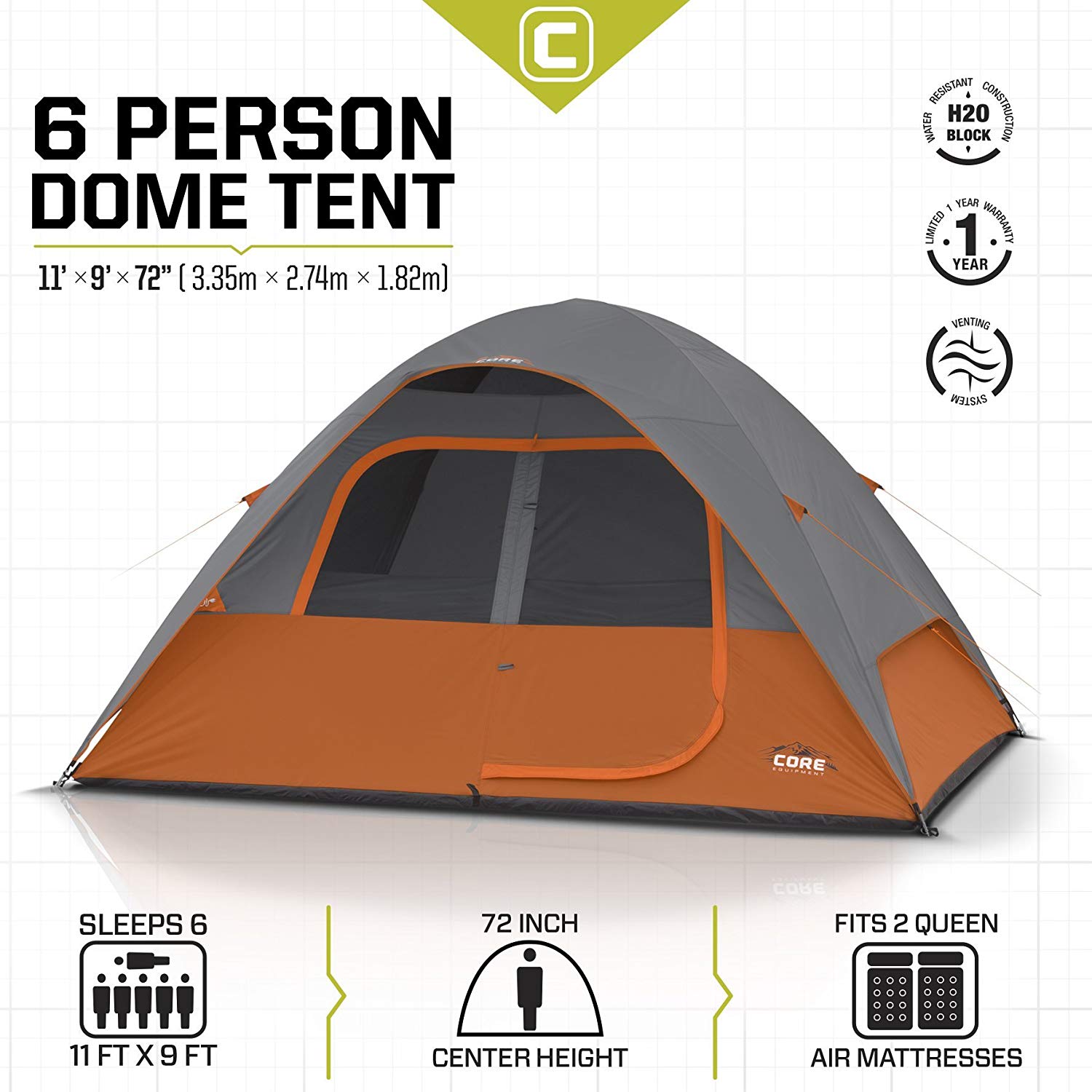 Outbound 6 Person Dome Tent Setup at Joyce Page blog