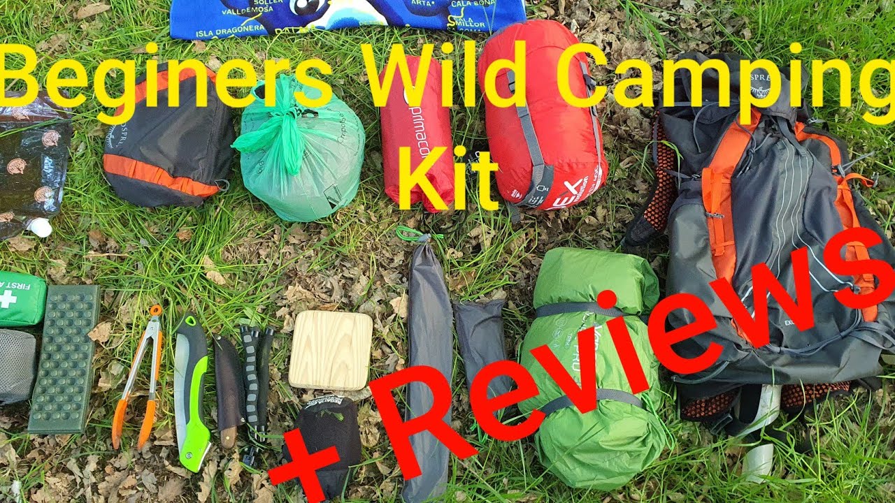 MY BEGINNERS WILD CAMPING KIT REVIEW CampingPleasure