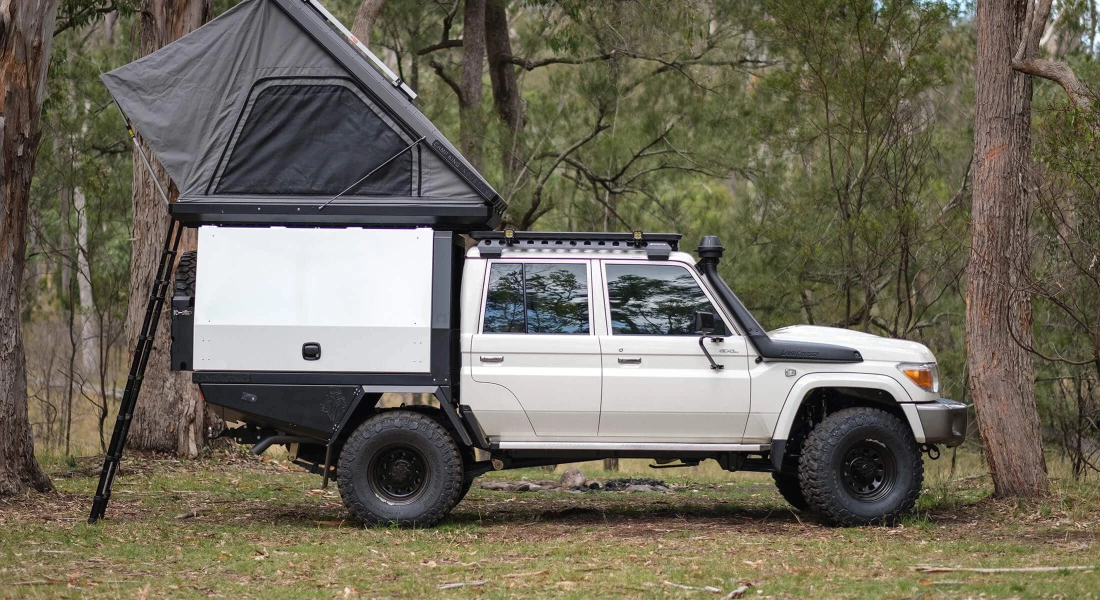 79 Series Land Cruiser with Roof Top Tent & Awning