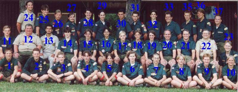 1995 East Camp Staff