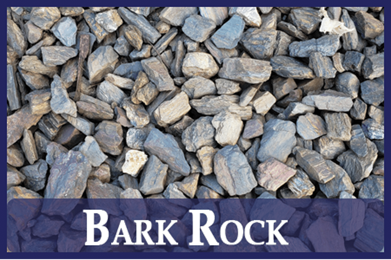 Bark Rock Blue Rock Landscape Materials