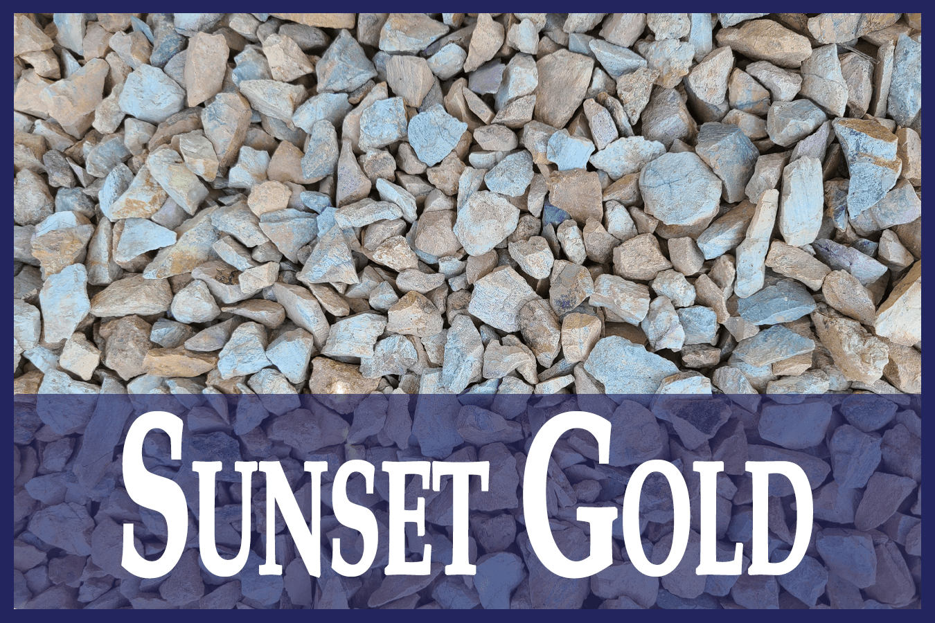 Gravel/Rock Blue Rock Landscape Materials