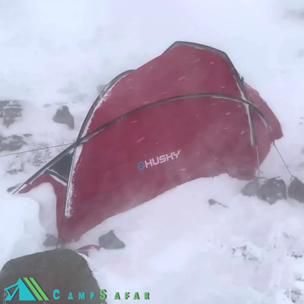 چادر کوهنوردی هاسکی HUSKY مدل FLAME 1 مناسب ارتفاع و شرایط سخت