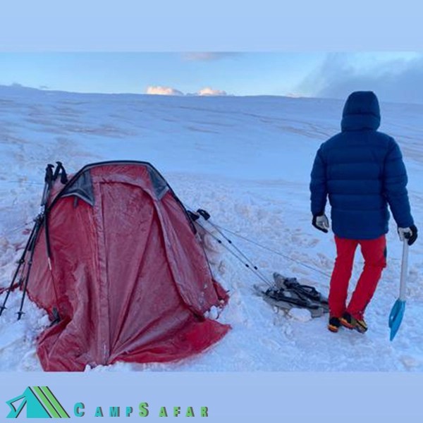 چادر کوهنوردی هاسکی HUSKY مدل FLAME 1 مناسب ارتفاع و شرایط سخت