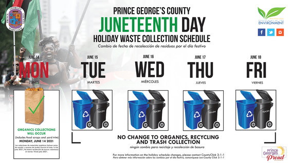 Waste Collection Schedule for Camp Springs Civic Association