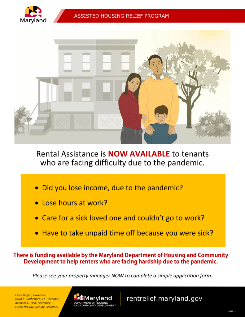 Emergency Rental Assistance Program Camp Springs Civic Association