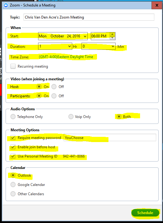 Zoom Basic Instructions Help Desk