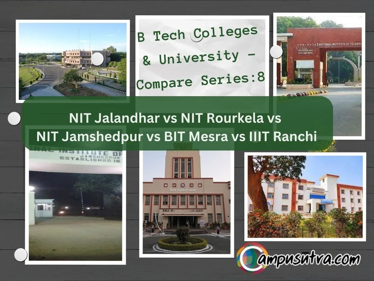 NIT Jalandhar vs NIT Rourkela vs NIT Jamshedpur vs BIT Mesra vs IIIT Ranchi