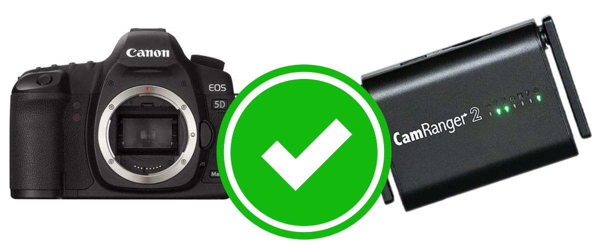 Canon 5D II Works With The CamRanger 2 And CamRanger Mini CamRanger