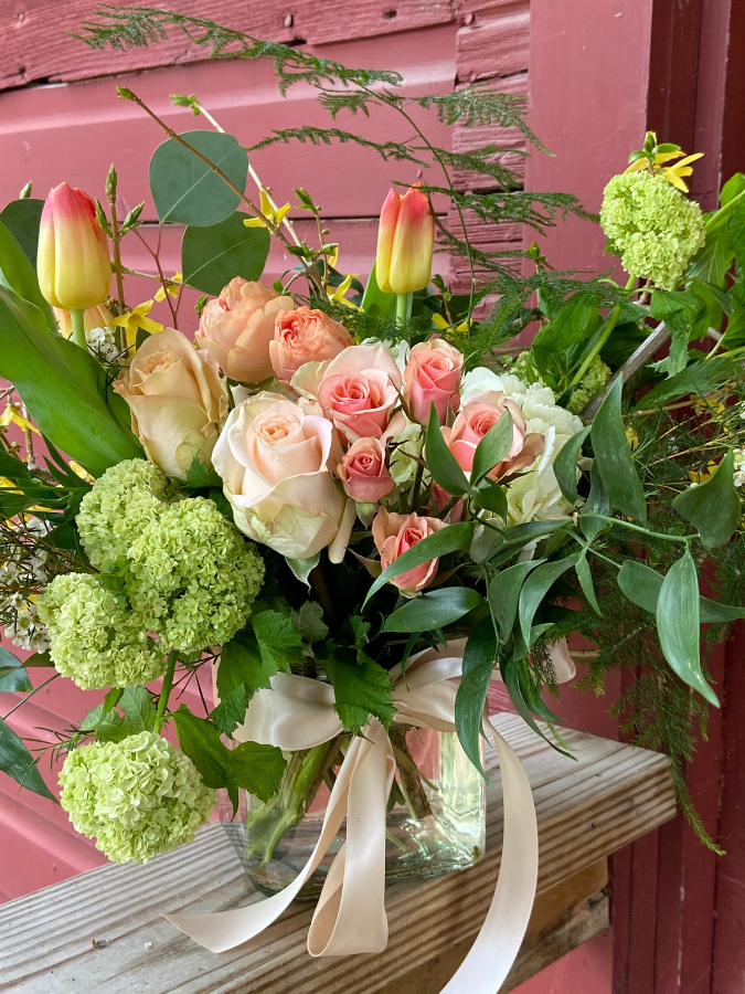 Medium Floral Arrangement Camrose Hill Flower Studio and Farm