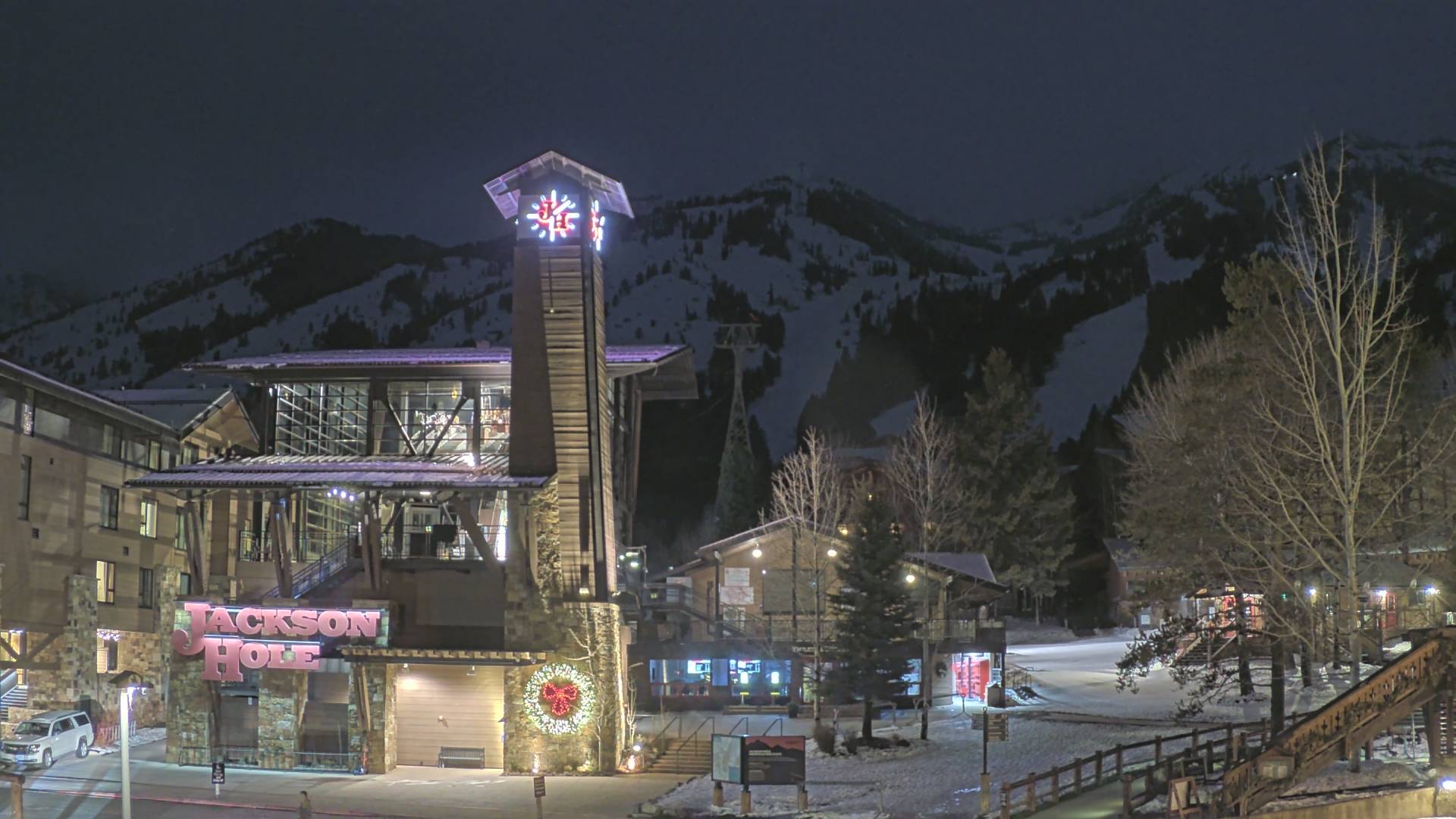 Jackson Hole Wyoming cam Jackson Hole Resort Tram Station AllTrips
