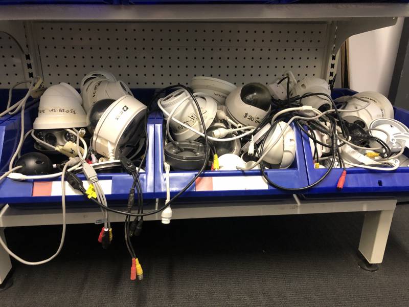 (3) Secondhand CCTV Cameras Camtek Surveillance Products