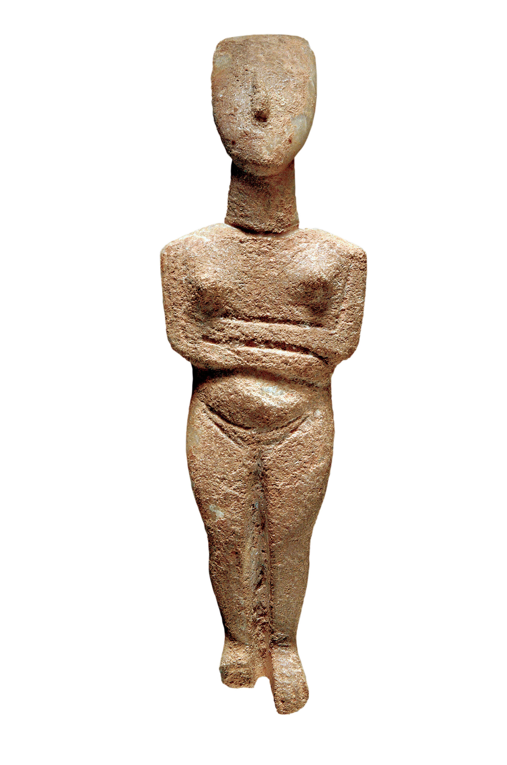 Cycladic female figurine CANELLOPOULOS MUSEUM