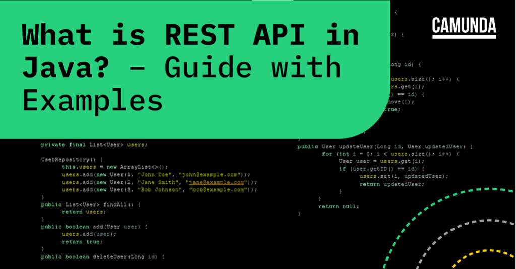 What is REST API in Java? Guide with Examples Camunda