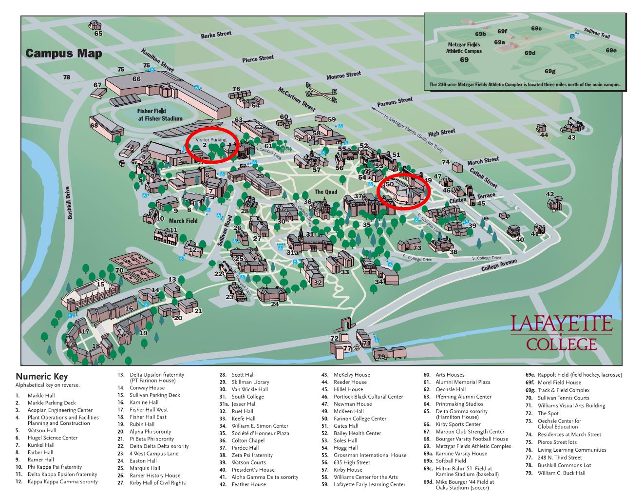Stevenson High School Campus Map
