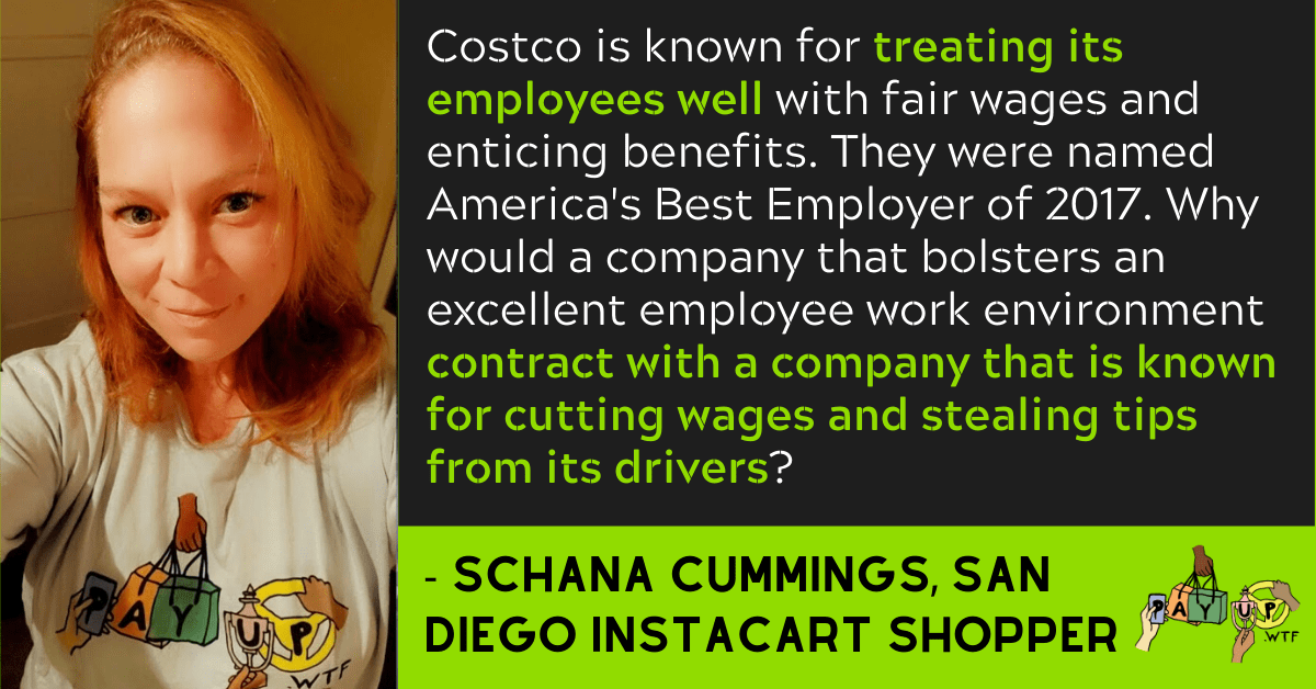 Costco Instacart workers do the heavy lifting for you, but we're not