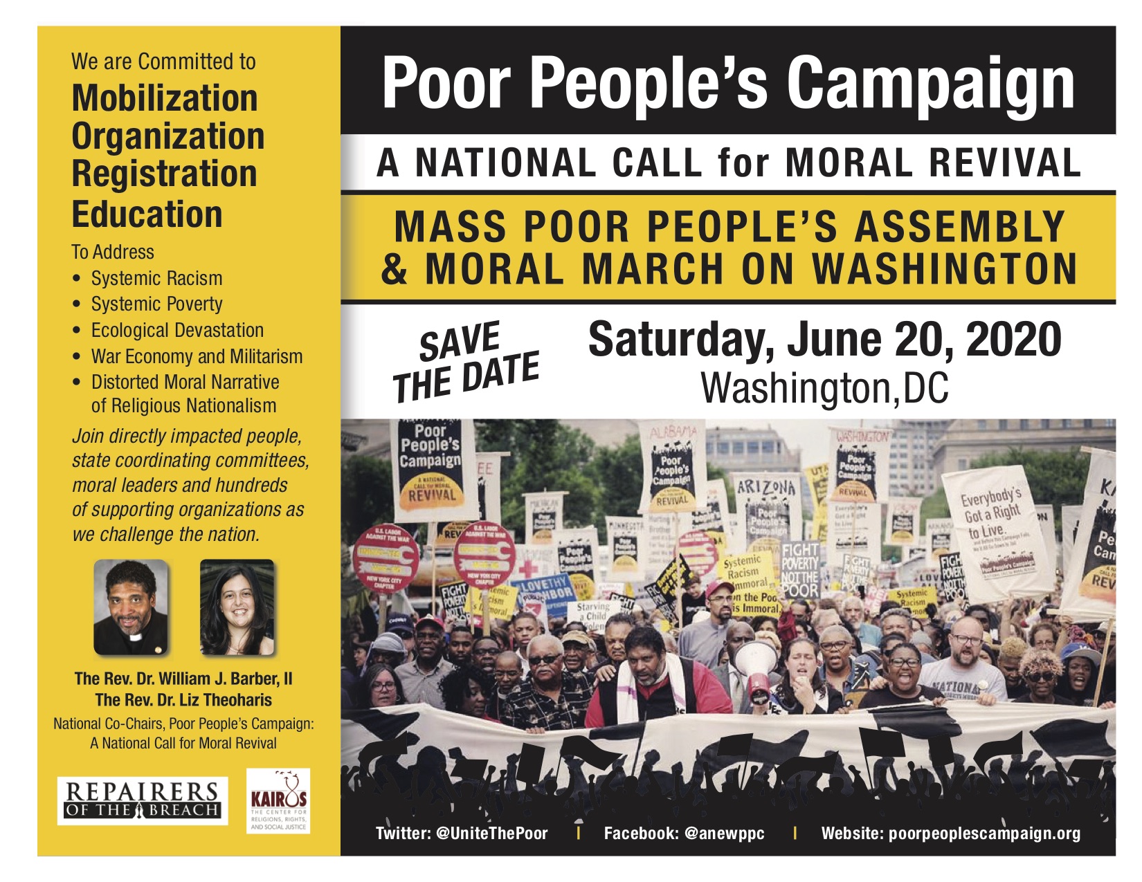 Events In Washington Decemebre 2023 Poor People's Assembly and March on Washington, June 20, 2020 United