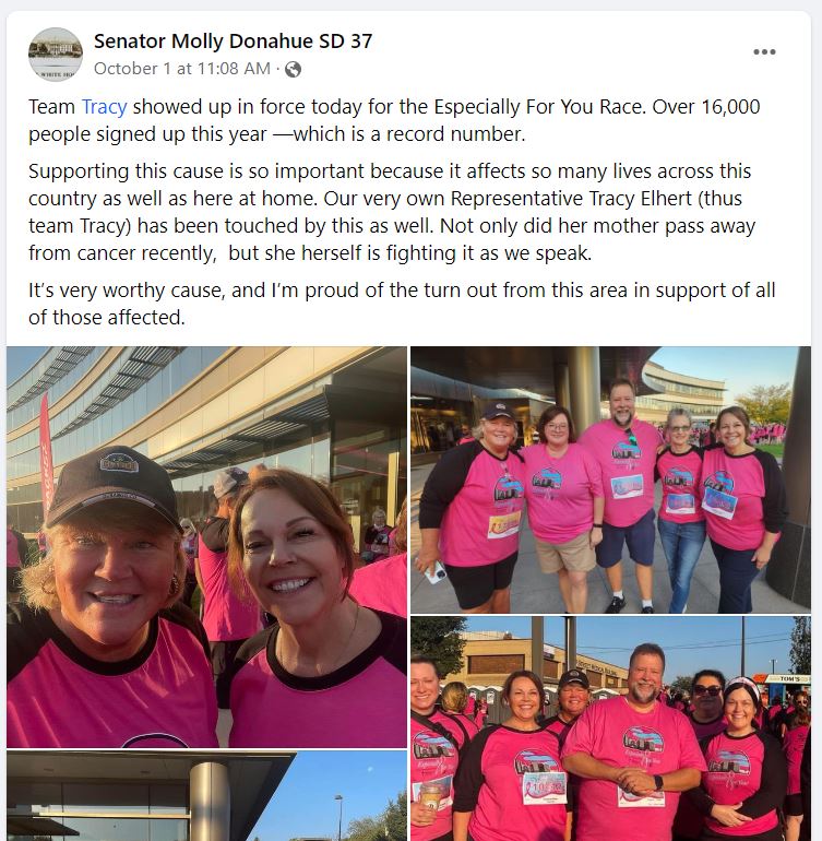 Senator Donahue’s October 2023 Newsletter Iowa Sen. Molly Donahue