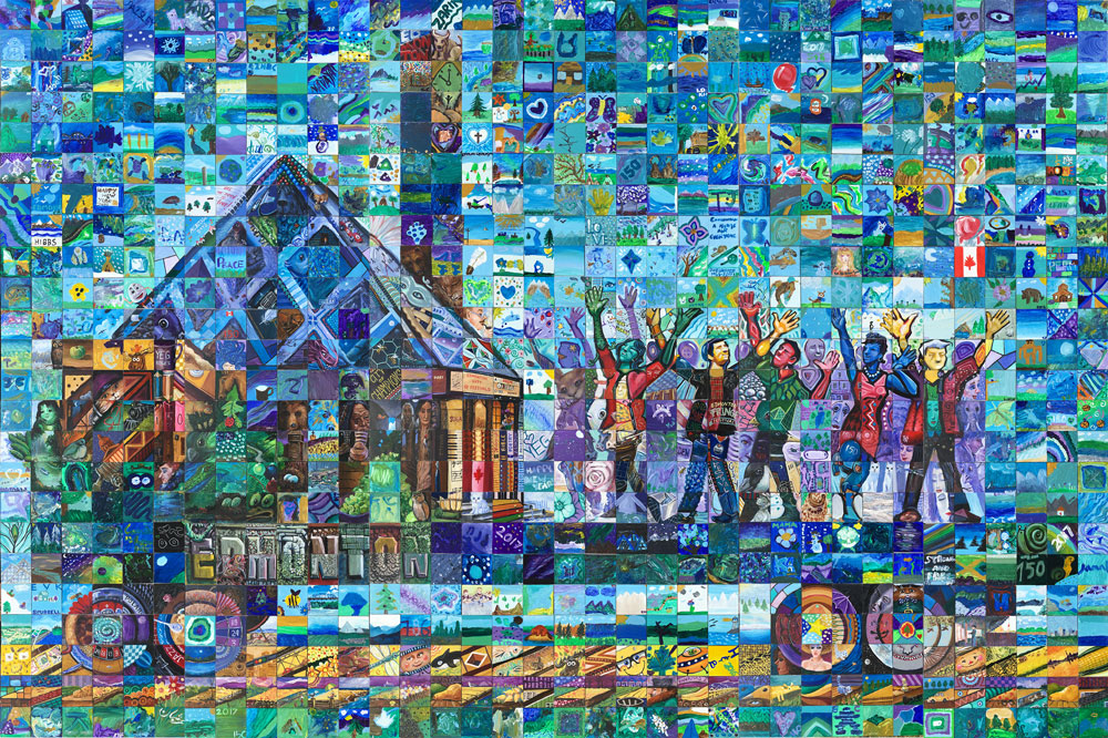 Edmonton Canada Mosaic Murals