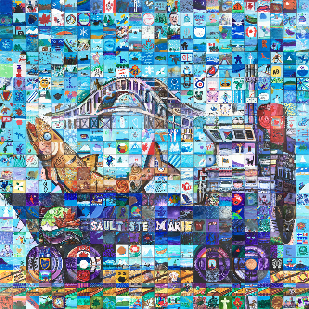 Sault Ste. Marie Canada Mosaic Murals
