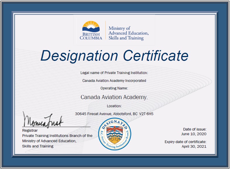 Certificates