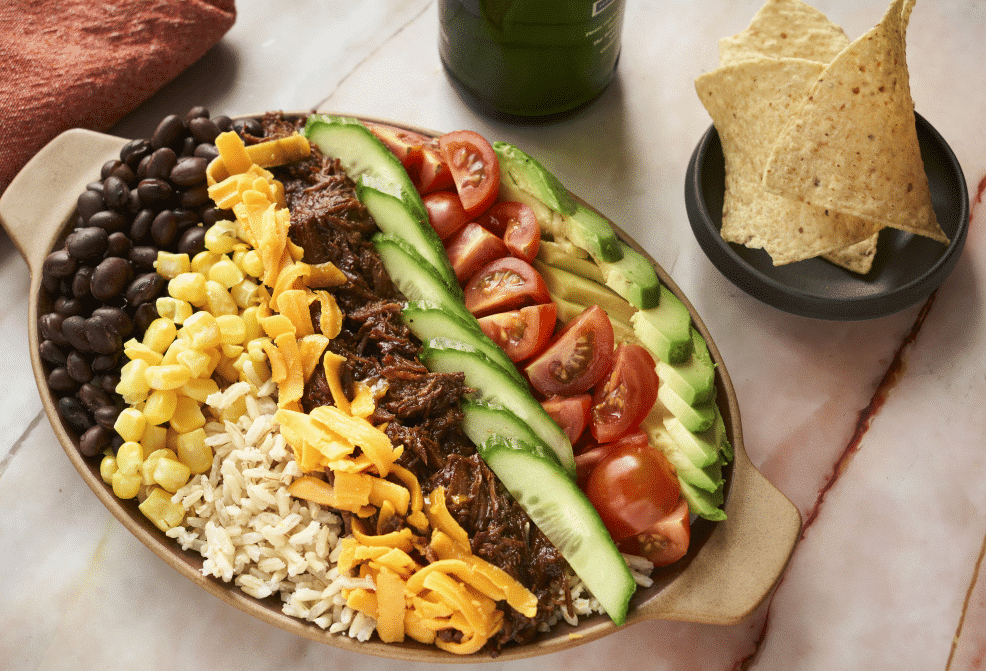 Pressure Cooker Beef & Rice Taco Bowls Canadian Beef Canada Beef