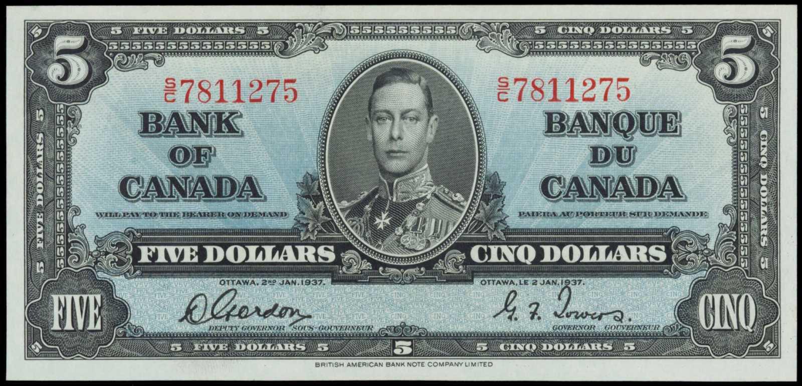 How Much Is A Canadian 5 Dollar Bill Worth Dollar Poster