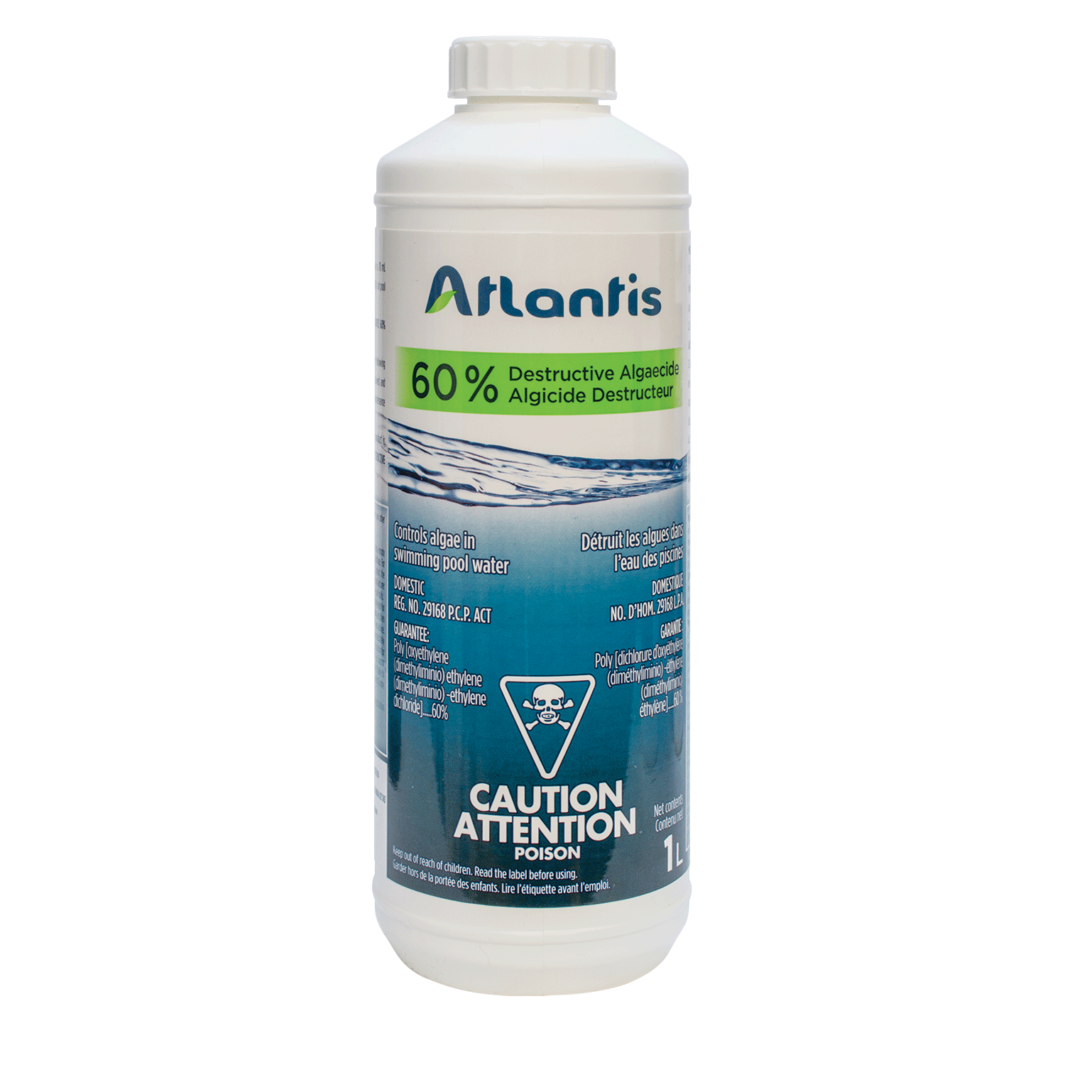 Atlantis 60 Destructive Algaecide 1L Canada Pool Warehouse