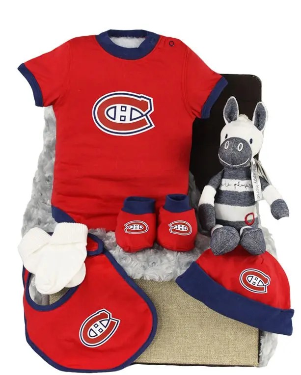 Montreal Canadians Baby Basket Canada's Gift Baskets Inc