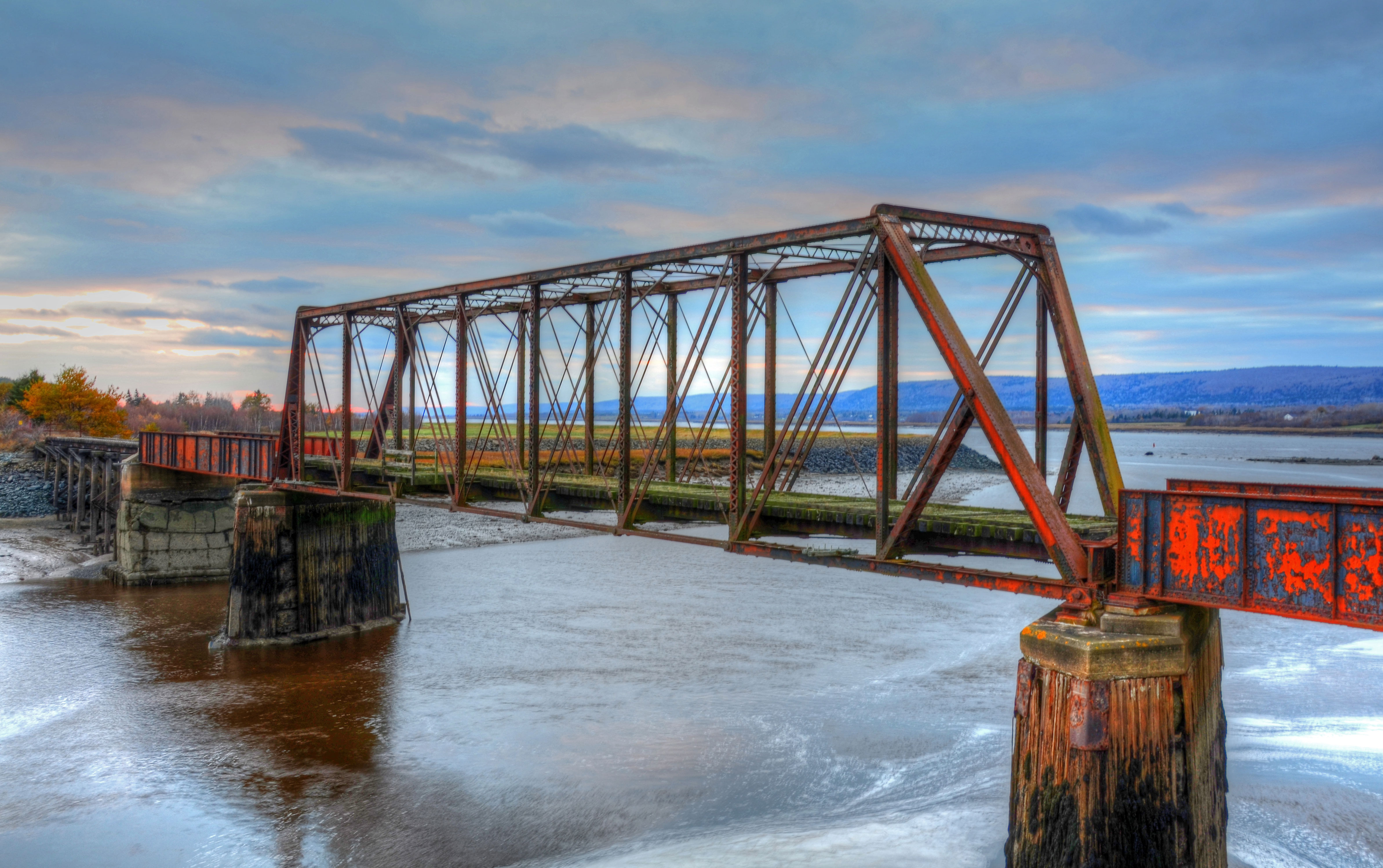Beautiful Old Railroad Bridge, Near Clementsport, N.S. « O' Canada