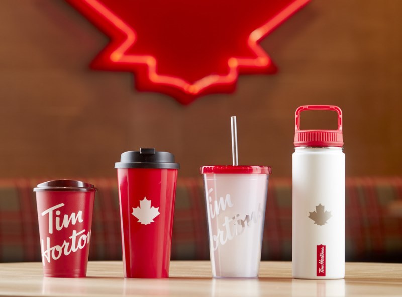 Reusable Cups Can Be Used at Tim Horton's Again Canada Takeout