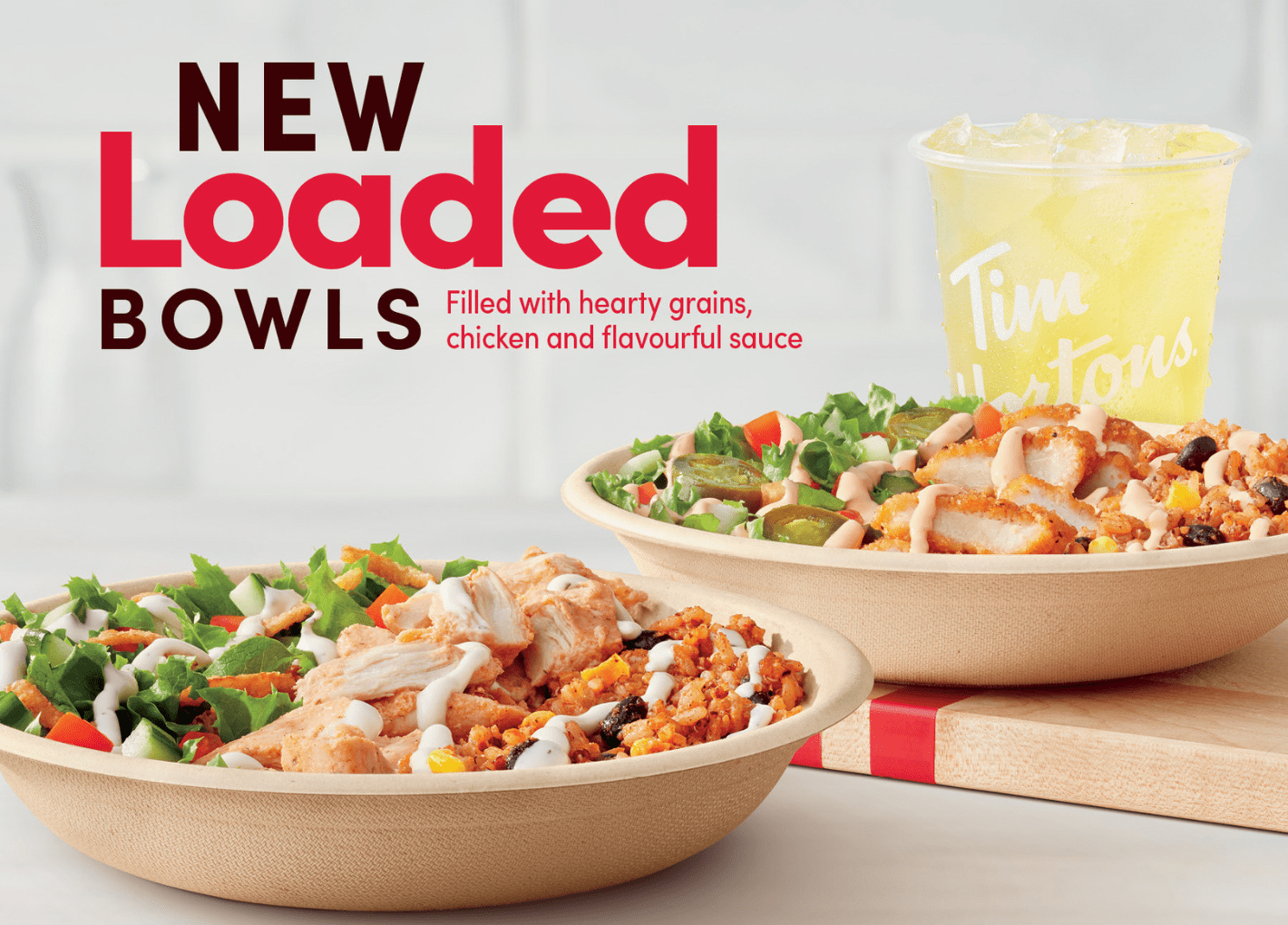 Loaded Bowls Just Hit the Menu at Tim Hortons Canada Takeout