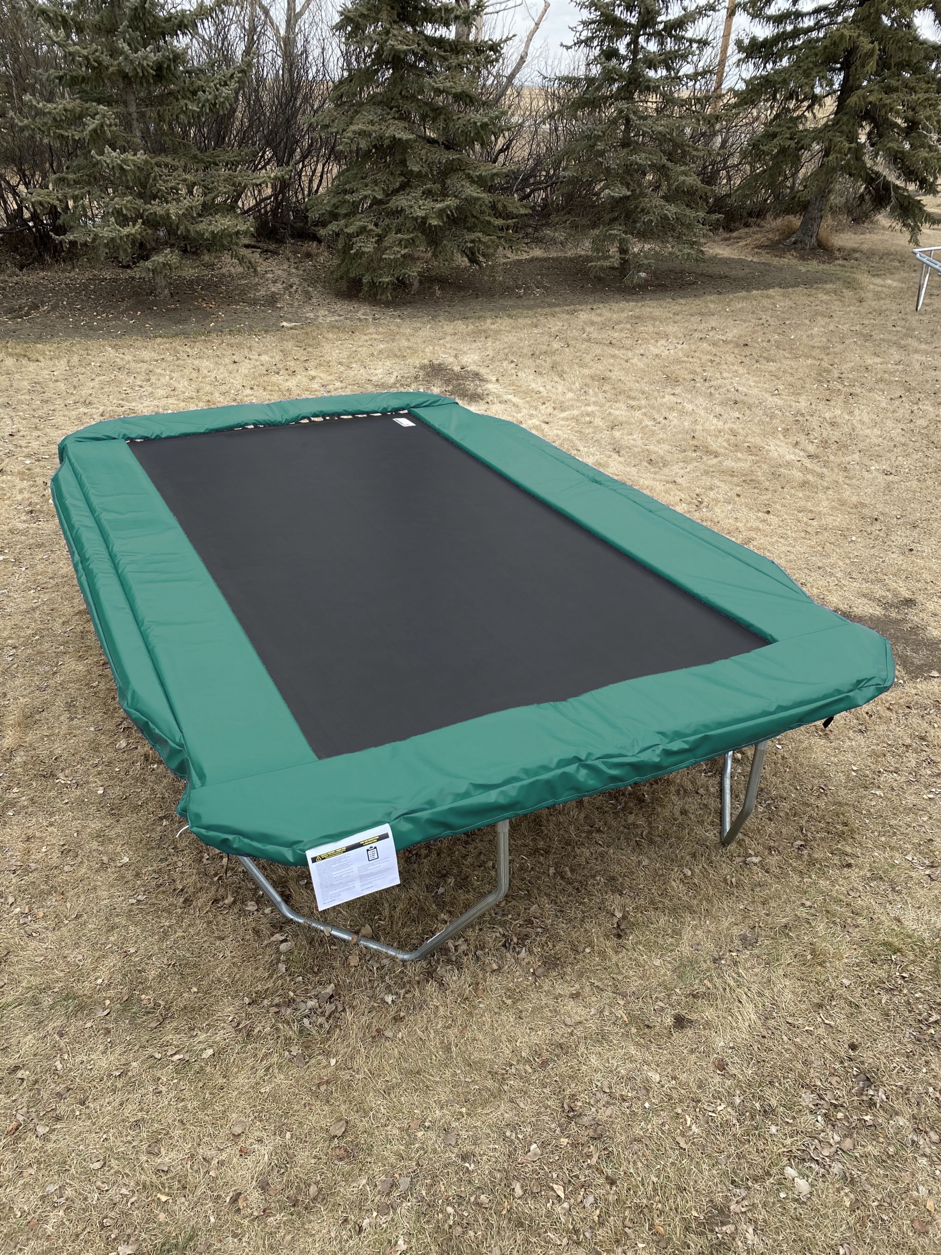 11'x17' Rectangular Trampoline Canada Trampoline Performance Built