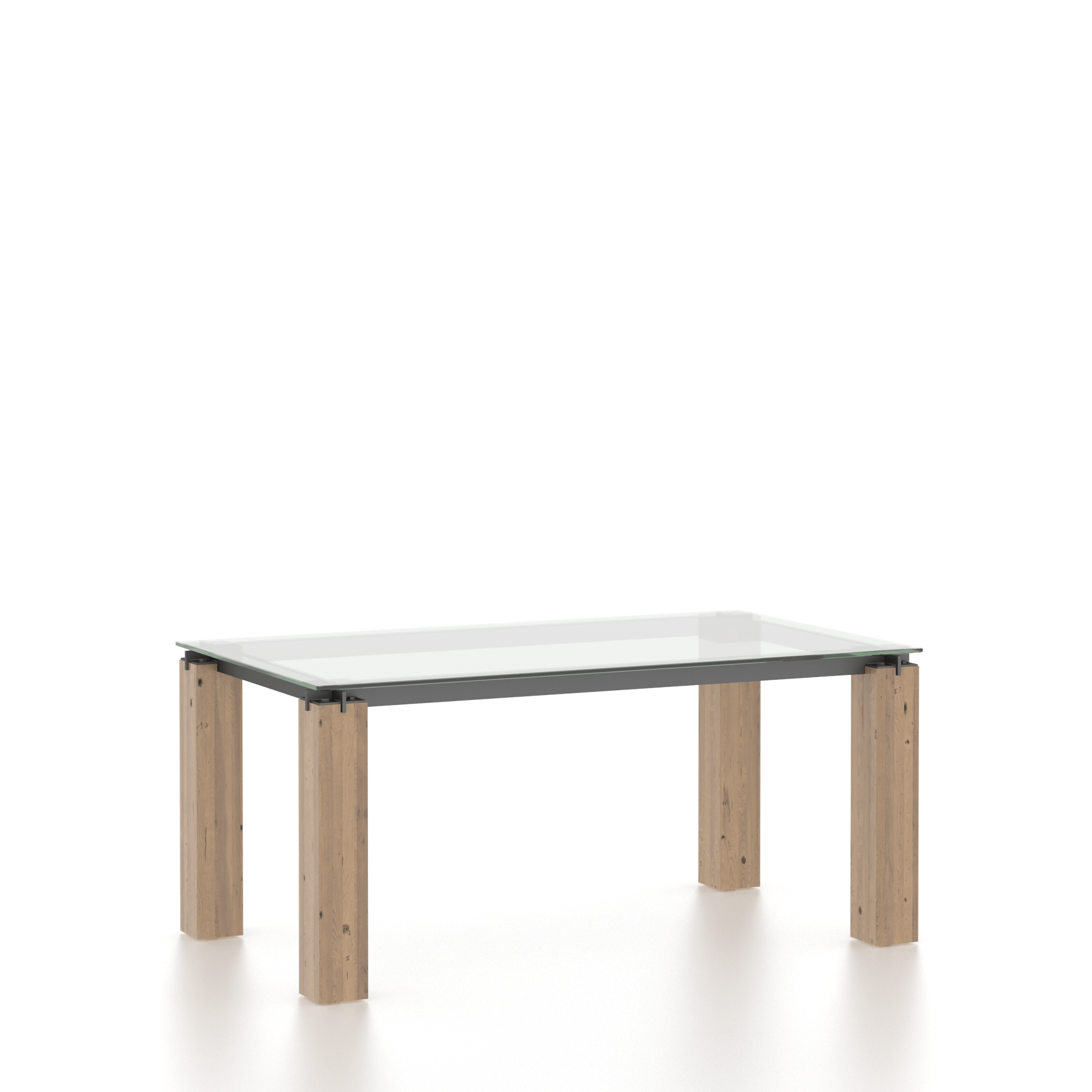 Rectangular Glass Table Legs EB Canadel