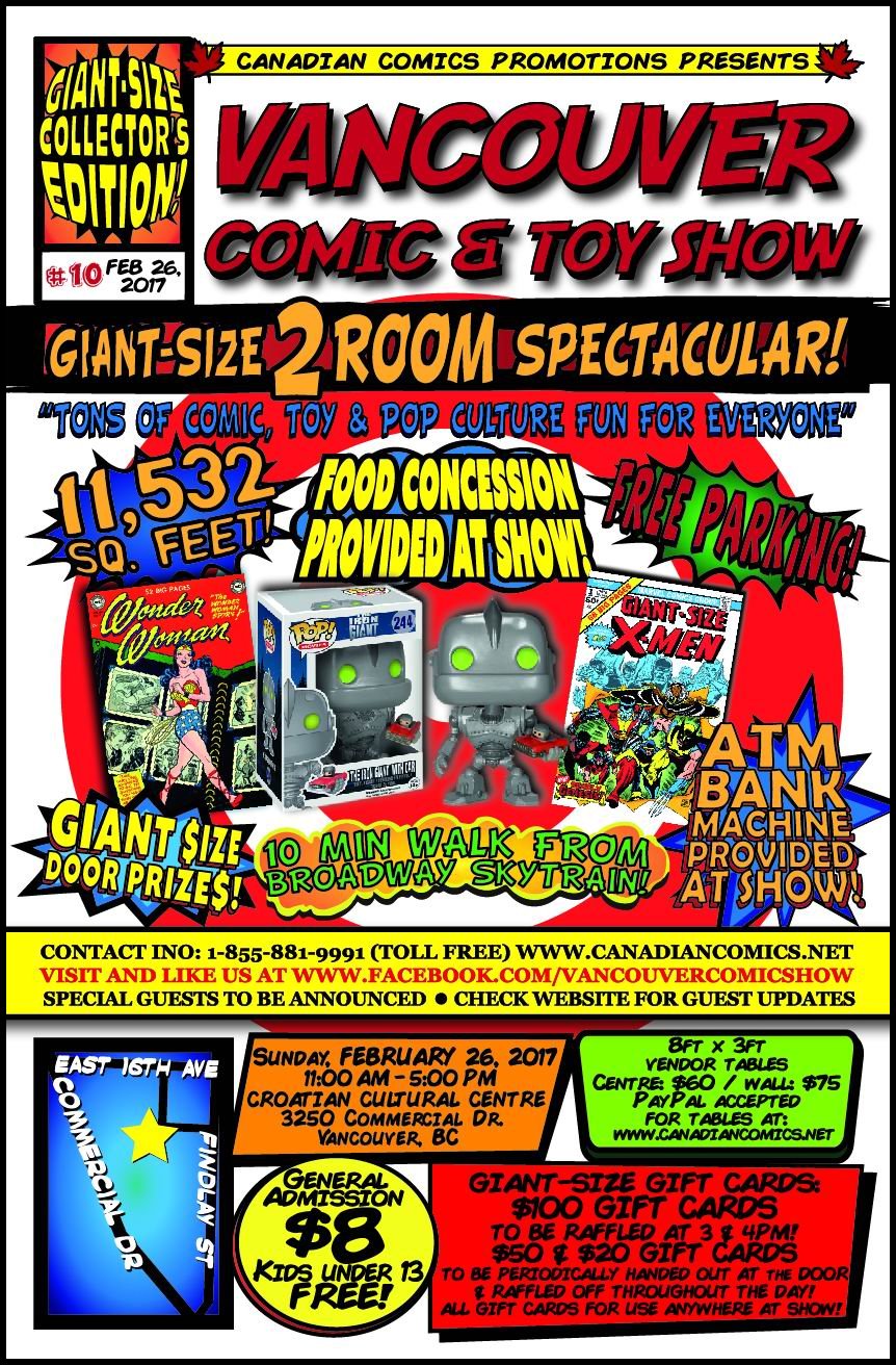Canadian Comics Vancouver Comic Show News And Updates