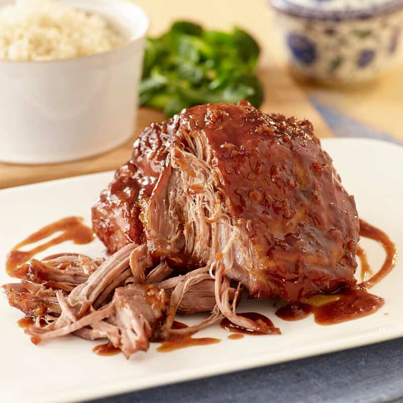 Pork Shoulder Boneless Roast with Asian Caramel Sauce Home Trends