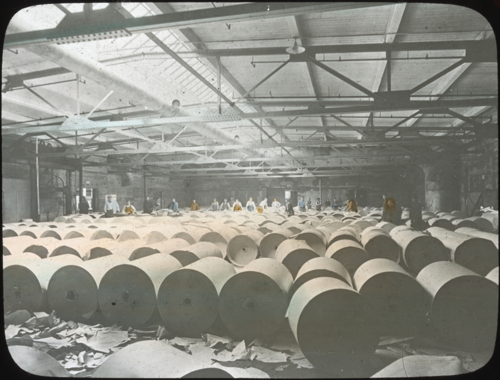 Canadian Pulp and Paper Lantern Slides A collection of lantern slides documenting the Canadian