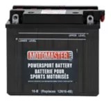 MOTOMASTER Powersports Battery, 16B Canadian Tire