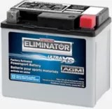 MOTOMASTER ELIMINATOR AGM FactoryActivated Powersports Battery, ET5L