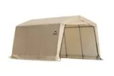 ShelterLogic Peak Style Auto Shelter, Sandstone, 10ft x 15ft x 8ft
