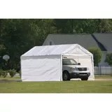 Auvent ShelterLogic cadre 2 po à 8 pattes, blanc, 10 x 20 pi Canadian Tire
