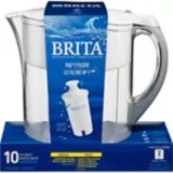 Grand pichet Brita avec filtre de rechange, blanc, 10 tasses Canadian Tire