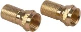 RCA TwistOn Coax Connector, 2pk Canadian Tire