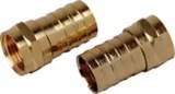 RCA RG6 Crimpon Coax Connector, 4pk Canadian Tire