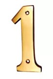 Intersel Brass House Number, 5in Canadian Tire