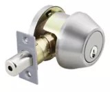 Garrison Single Cylinder Deadbolt Door Lock, Satin Nickel Canadian Tire