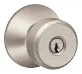 Poignée de porte à serrure complète avec clé Schlage Bowery Keyed