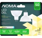 NOMA LED MR16 50W BiPin Light Bulbs, 2pk Canadian Tire