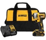 DEWALT DCF787C1 20V MAX Brushless Cordless Impact Driver Kit, 1/4in
